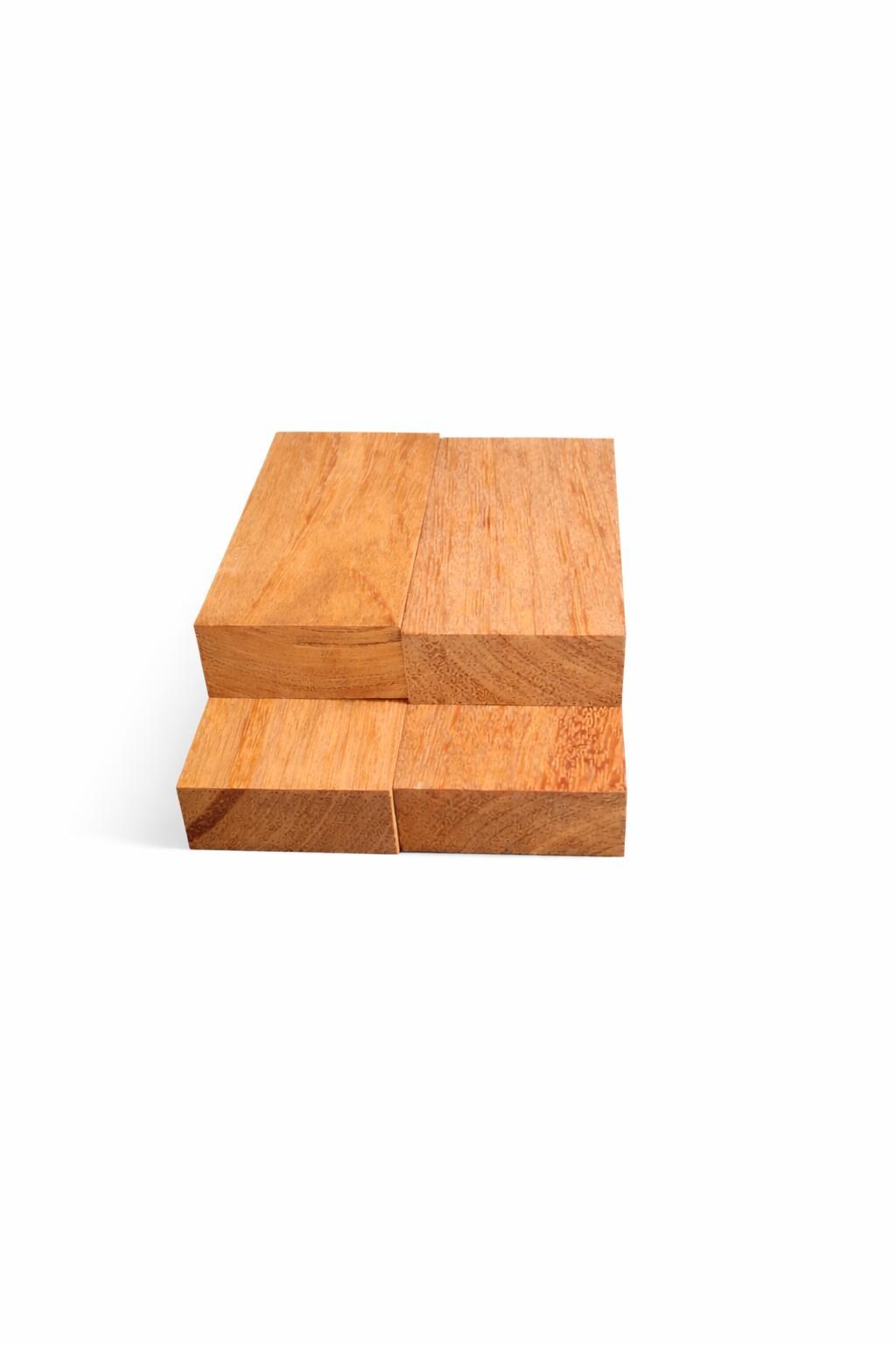 Premium Kempas Exotic Hardwood Block – Dense &amp; Durable – 5"