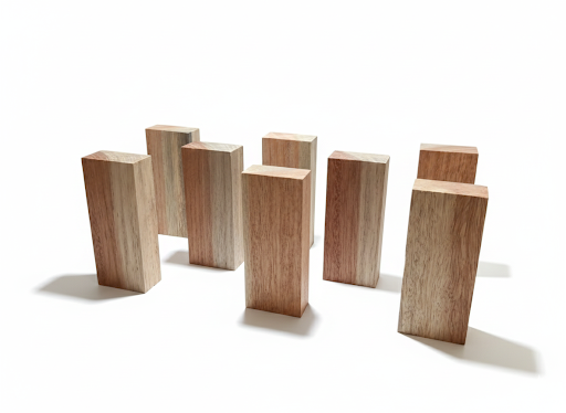 Premium Kempas Wood Turning Blank – Solid & Stable Exotic Hardwood (2.85cm x 6.35cm x 15cm) Titre (Français) Bloc de Kempas exotique Premium – Bois massif et stable (2,85 cm x 6,35 cm x 15 cm)