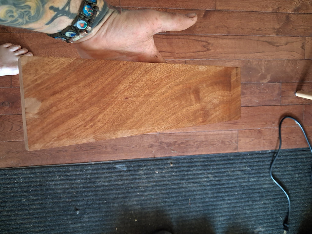 Rose Wood Exotic Board – Mottled Figure &amp; Rich Rose Color – 427 g