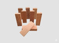 Premium Tropical Hardwood Turning Blank – Fine Grain – Red-Brown Figure