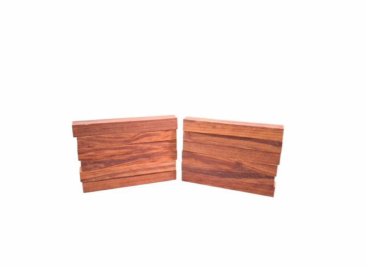 Premium Chatoyant Red Mahogany Pen Blank Set – Pack of 6