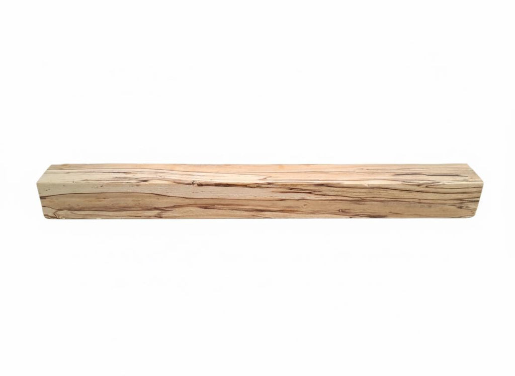 Piece d'érable spalterUnique Spalted Wood Blank – Dramatic Natural Zone Lines
