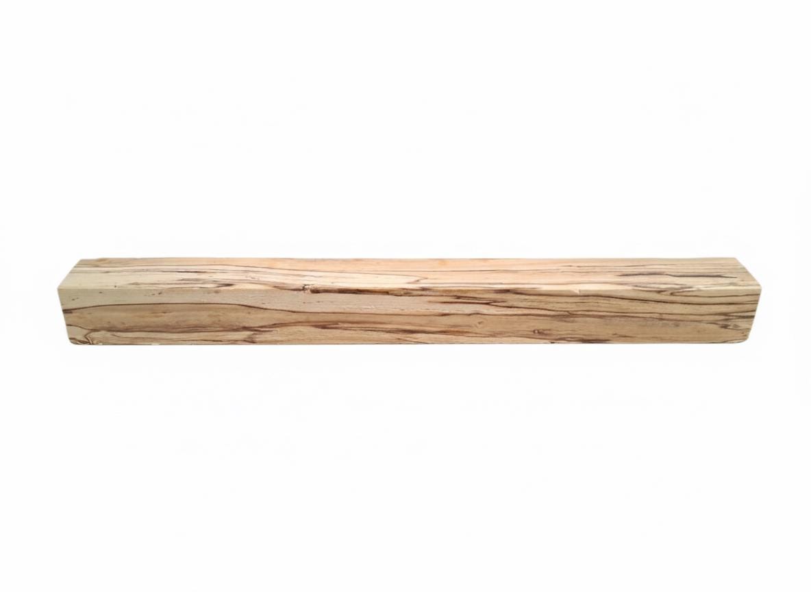 Piece d'érable spalterUnique Spalted Wood Blank – Dramatic Natural Zone Lines