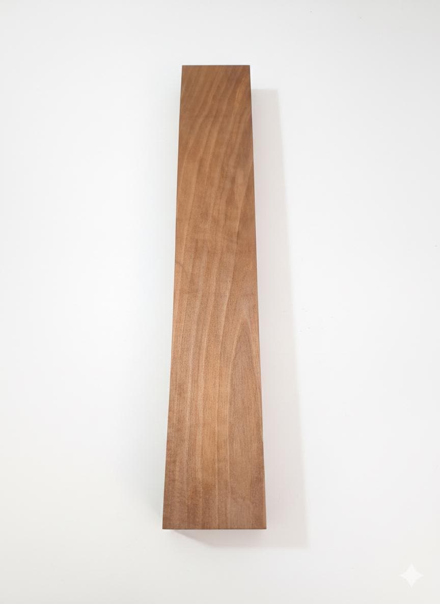 Dense Violet-Rose Hardwood Blank – One-of-a-Kind Figured Piece – 15 1/2"