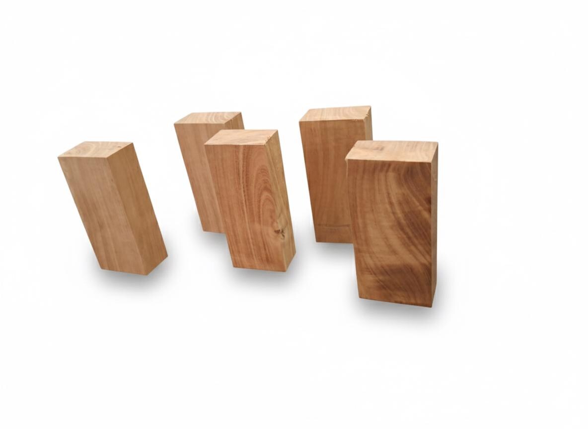 African Tropical Hardwood – Premium Dense Block (Single Piece)