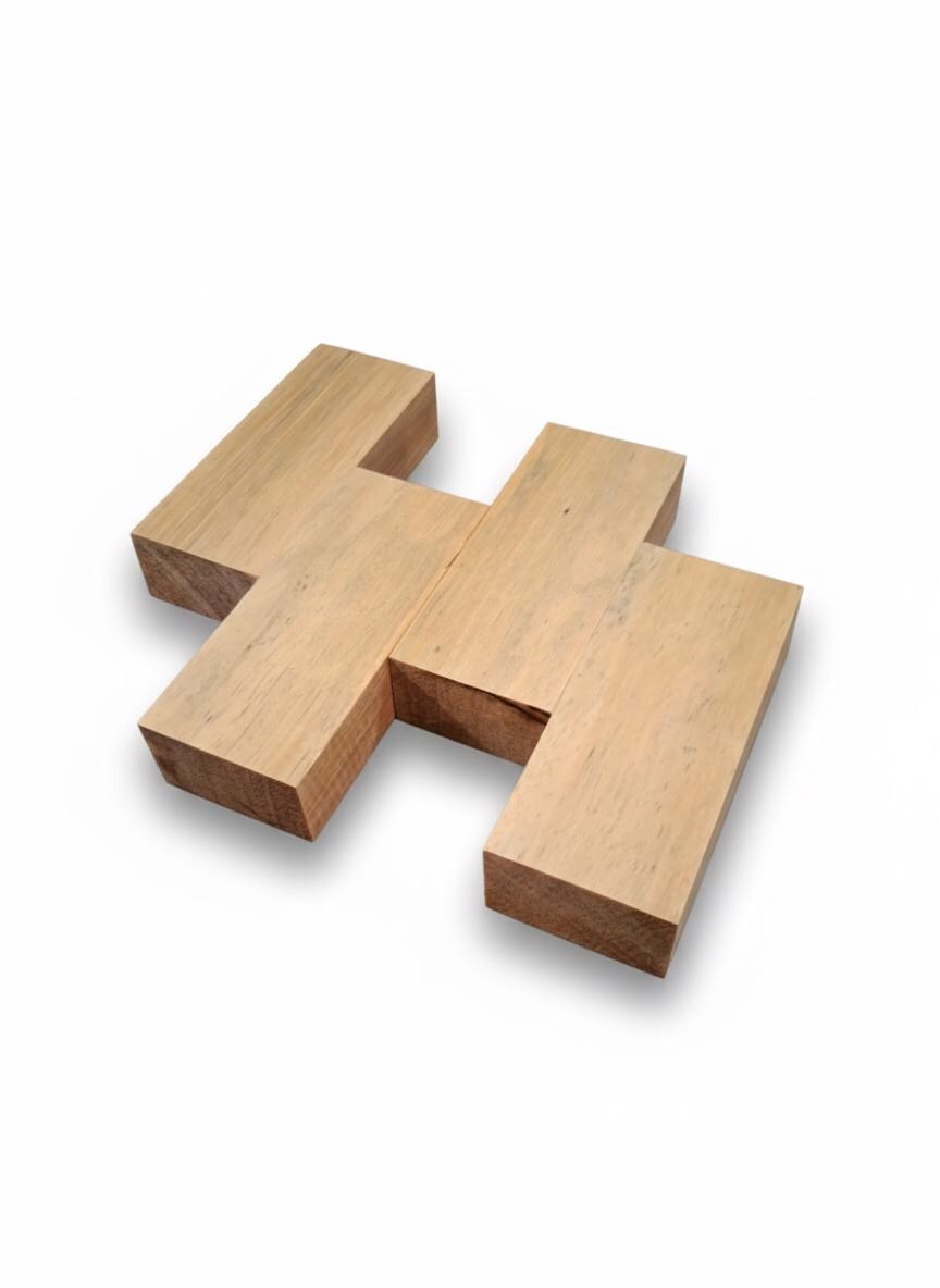 Iroko Premium Turning Block – Golden African Exotic Hardwood