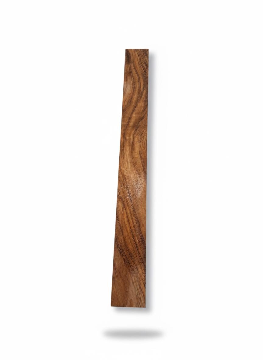 Rare Figured Exotic Wood Blank – Light Wenge-Type Grain – One of a Kind