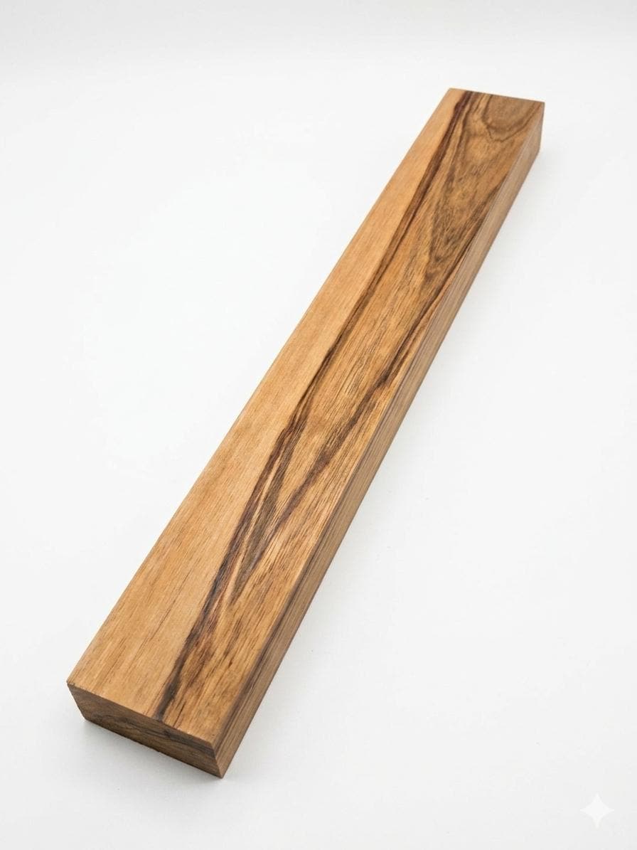 Bois exotique Lignum Vitae – Pièce exceptionnelle ultra-dense de 19 po