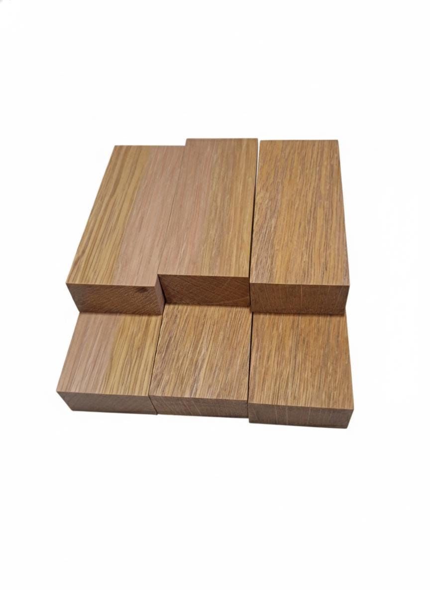 Premium Dense Exotic Hardwood Blank – Golden Honey Figure – 2.25" × 1" × 6"