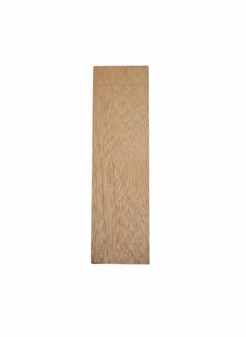 Bloc de bois exotique très léger ton orangé – 1.25" x 2" x 7" – idéal sculpture, manches et tournage – unité