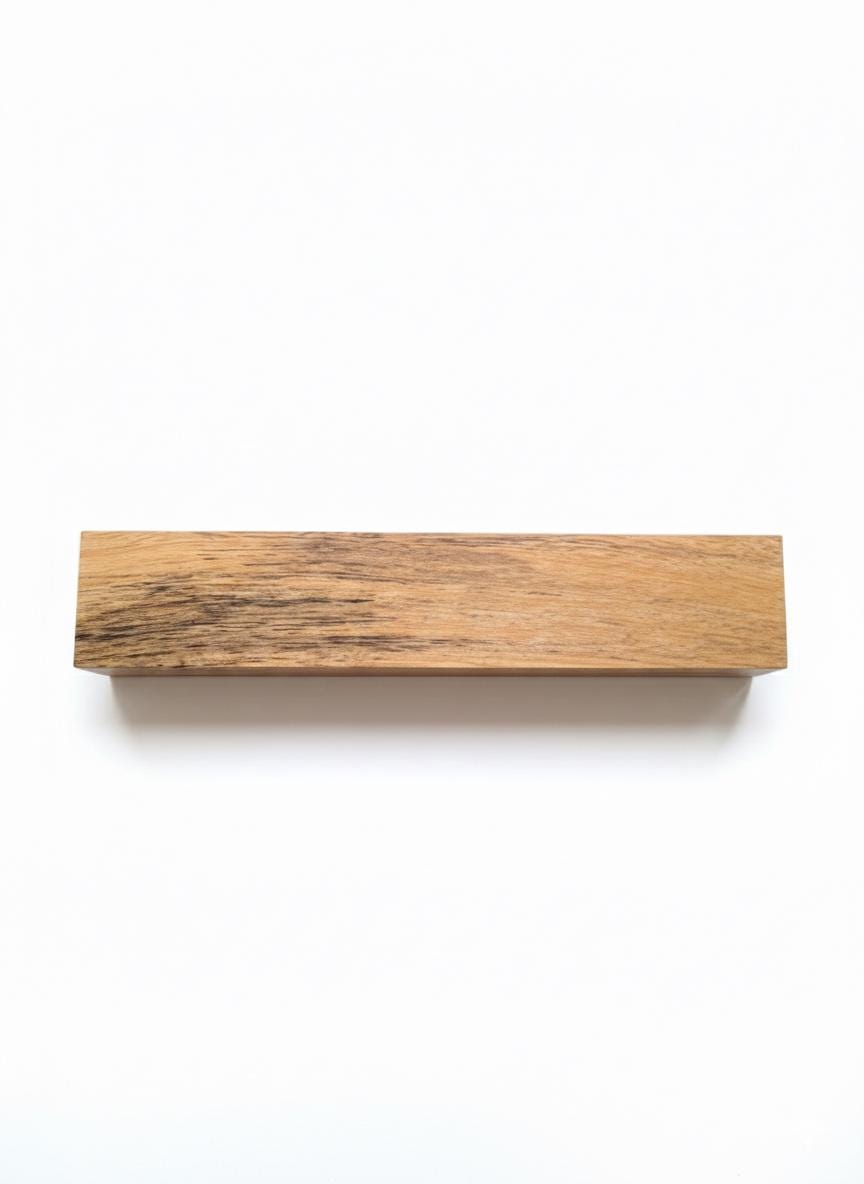 Spalted Canarywood Exotic Blank – Honey Gold | 2″ × 1″ × 11 1/2″