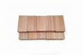 Silky Exotic Wood Blank – Rosé &amp; Golden Figure – Approx. 160 g Each