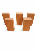 Premium Kempas Exotic Hardwood Block – Dense &amp; Durable – 5"