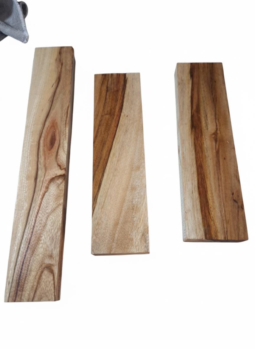 Eucalyptus Exotic Wood Set – 3 Unique Pieces – Natural Contrasting Grain