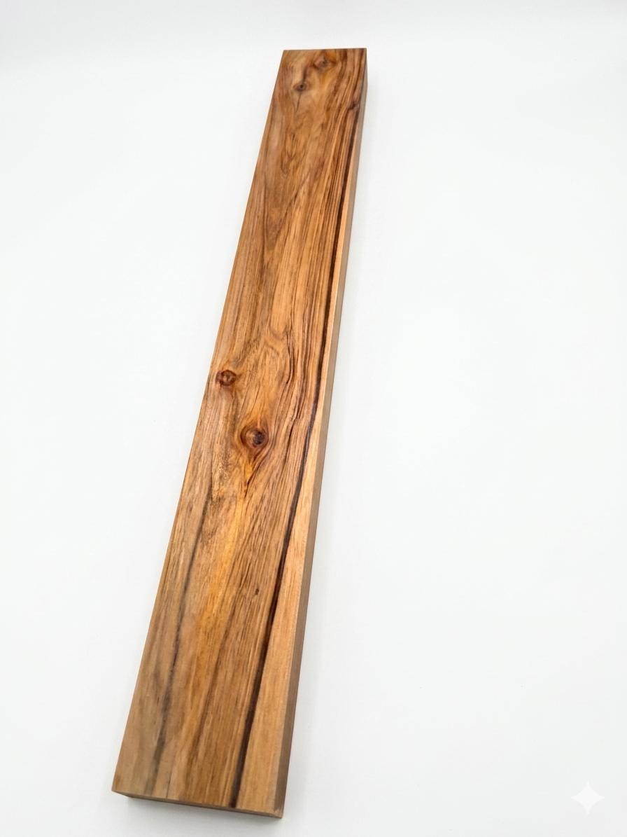 Bois exotique Lignum Vitae – Pièce exceptionnelle ultra-dense de 19 po