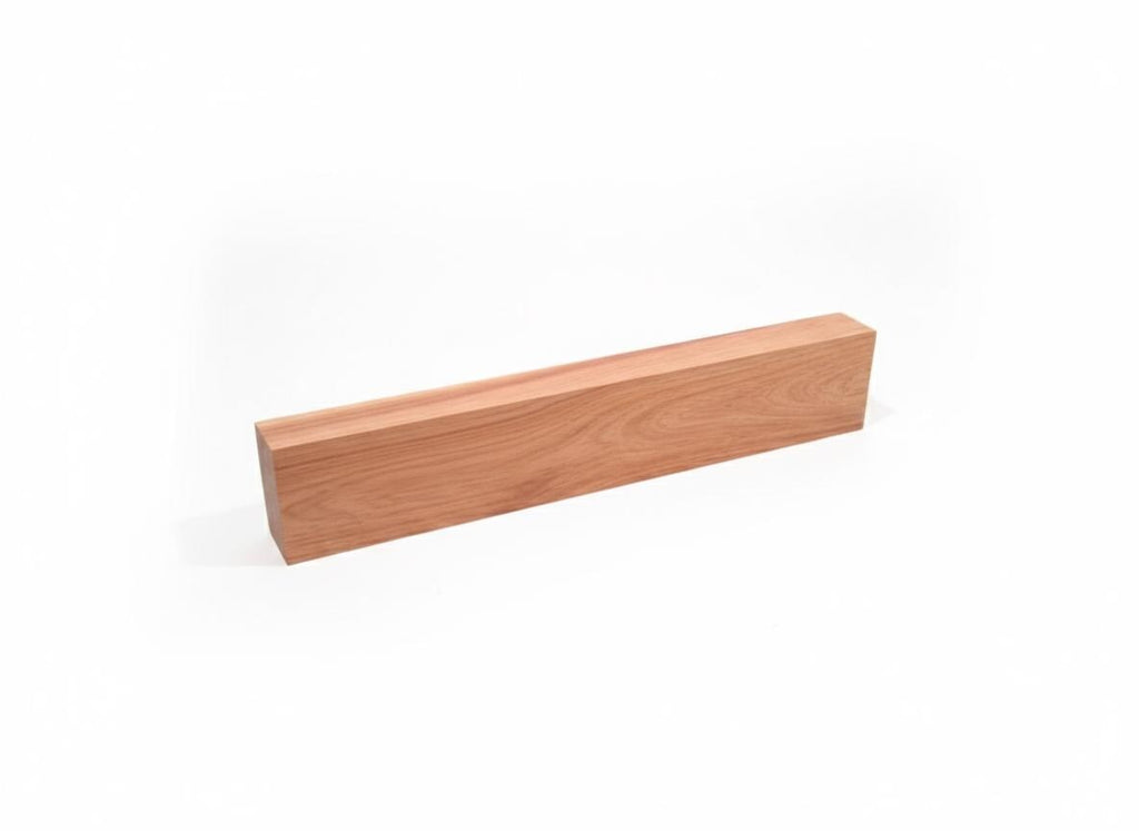 Premium Exotic Hardwood Blank – Warm Rose &amp; Red Figure – 1" × 2" × 12" – 331 g