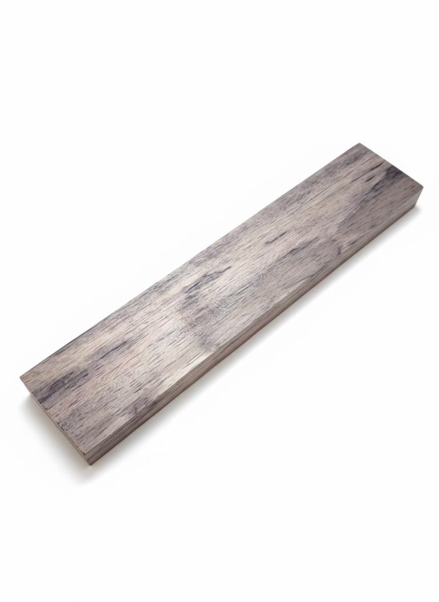 Exotic Violet Hardwood – One-of-a-Kind Long Blank – 11 3/8" × 2 3/8" × 1 3/8" – 330 g