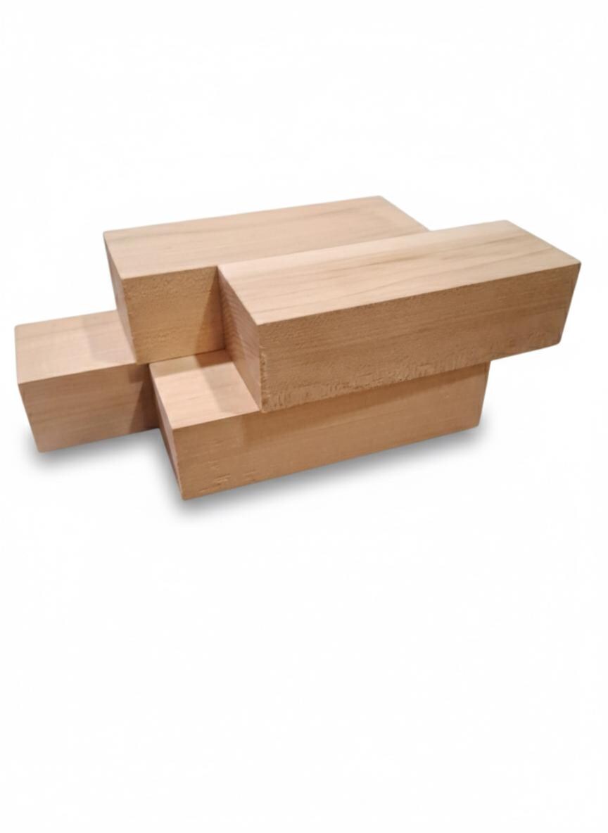 Premium Cherry Hardwood Turning Blank – 2-1/2" × 1-5/8" × 6" – Sold Individually