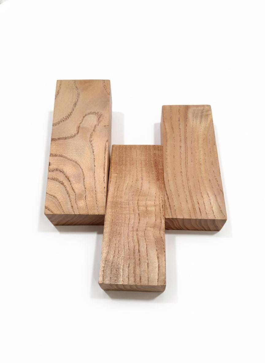 Cabreúva Exotic Hardwood Blank – Premium Orange &amp; Golden Figure