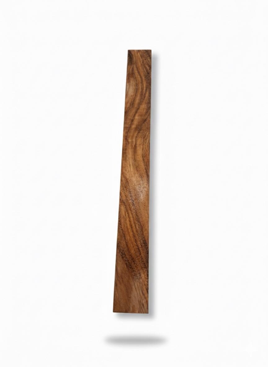 Rare Figured Exotic Wood Blank – Light Wenge-Type Grain – One of a Kind