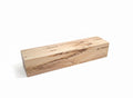 Bloc d’érable spalté unique 3 1/2" x 3 1/4" x 17" – Bois léger à veinage spectaculaire – Pièce décorative ou sculpture