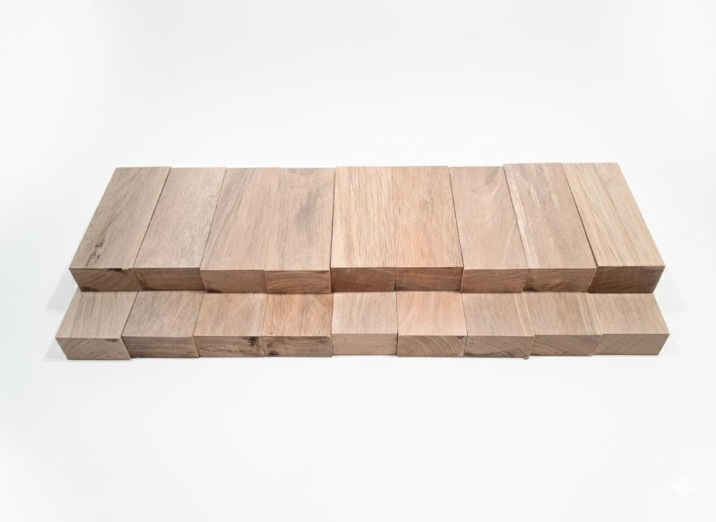 Lightly Spalted Premium Exotic Hardwood Blanks – Pack of 2