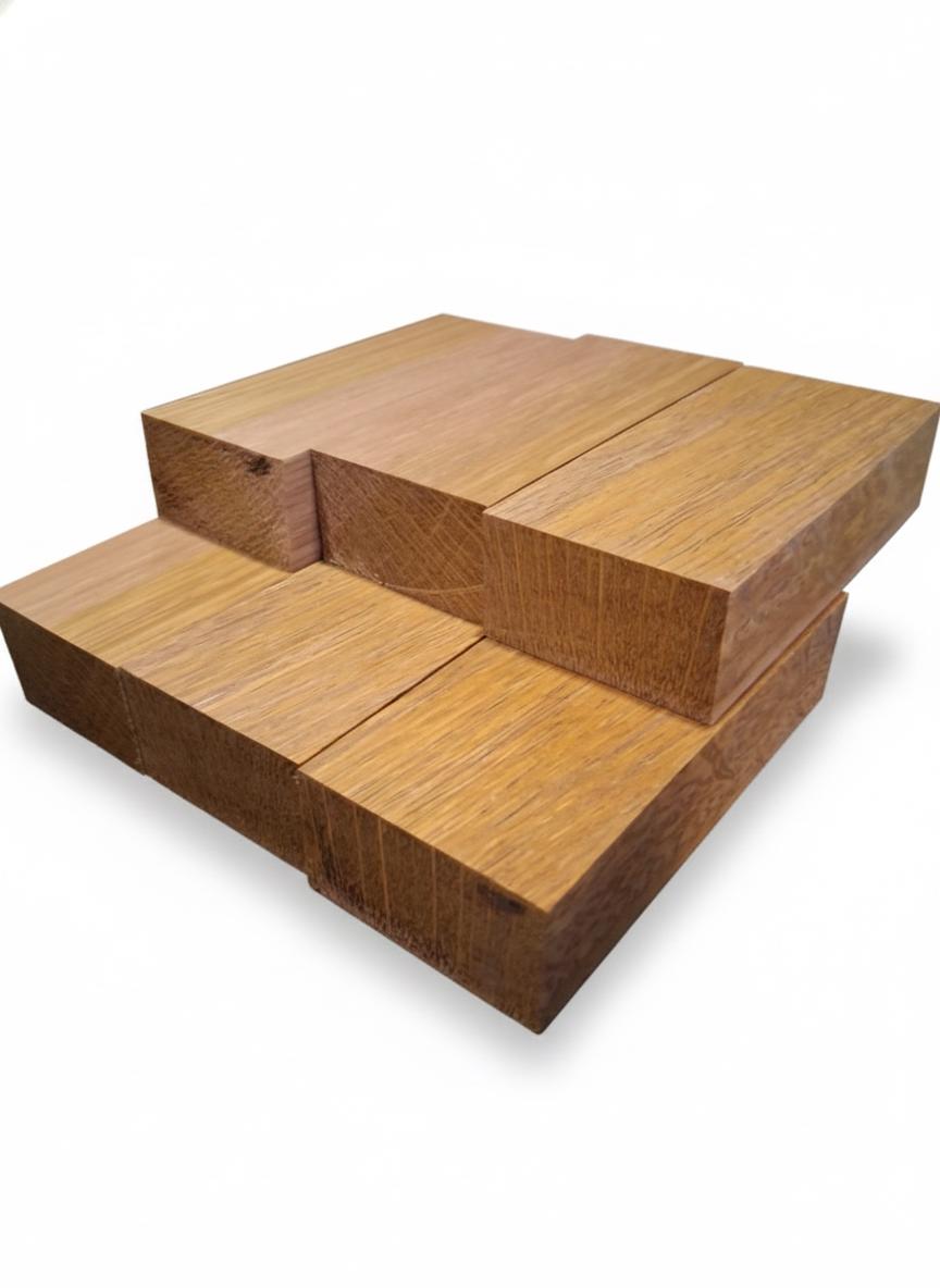 Premium Dense Exotic Hardwood Blank – Golden Honey Figure – 2.25" × 1" × 6"