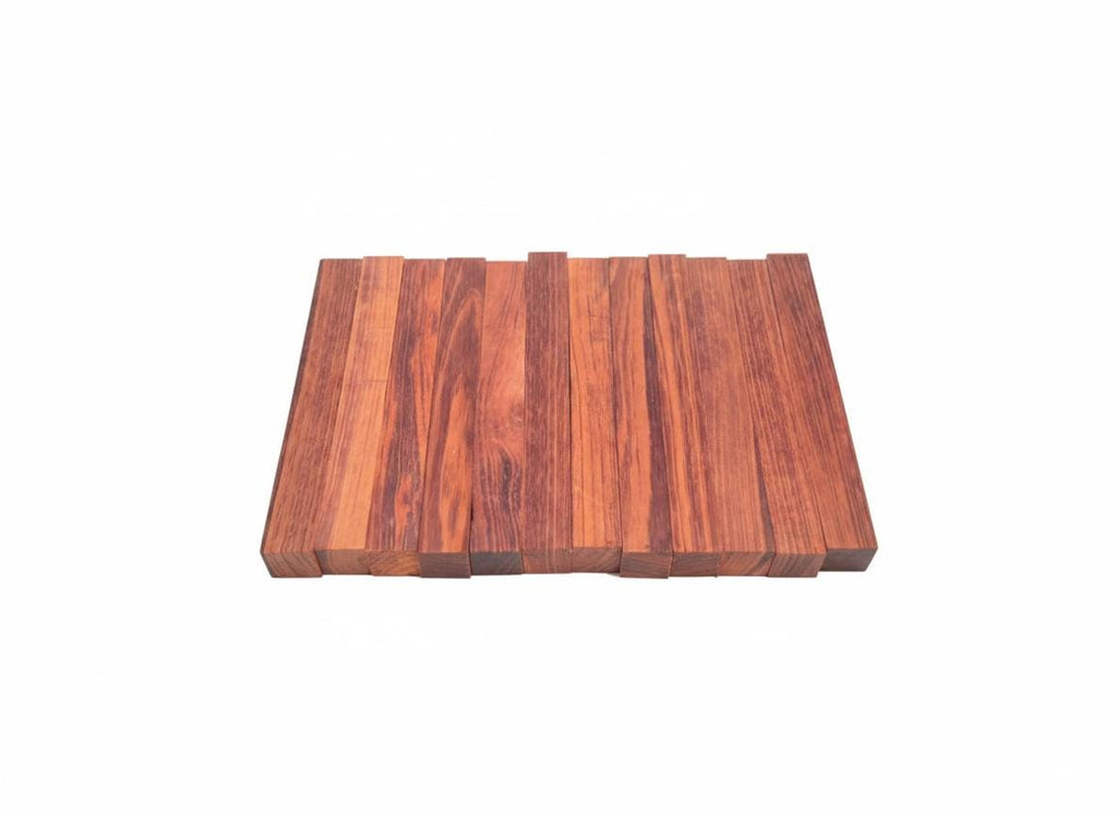 Premium Chatoyant Red Mahogany Pen Blank Set – Pack of 6