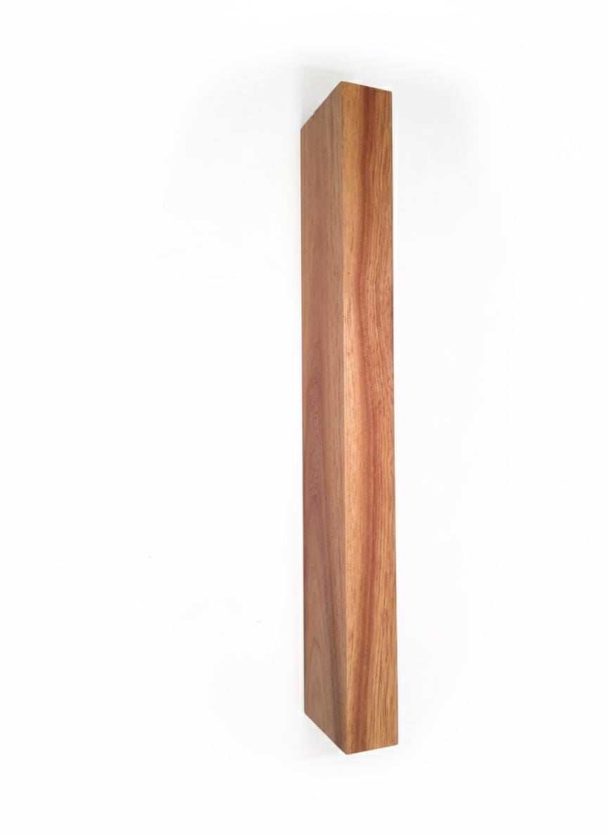 Premium Exotic Hardwood Blank – Warm Rose &amp; Red Figure – 1" × 2" × 12" – 331 g