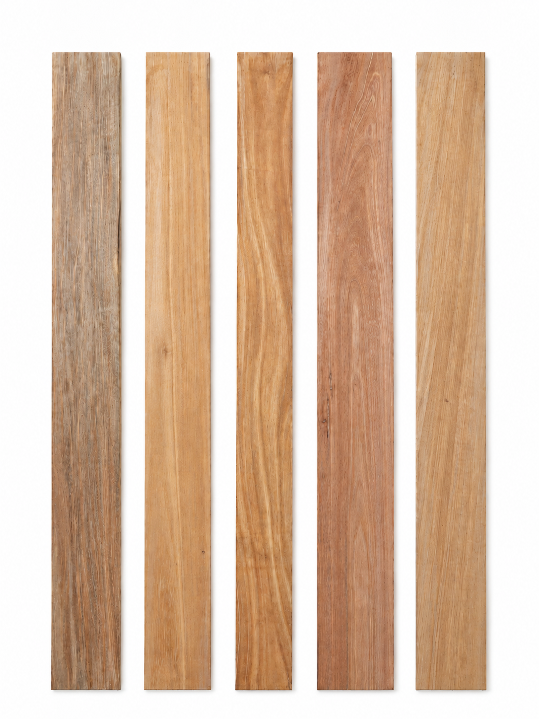 Lot #31 – Set of 5 Dense Long Hardwood Boards – Exact Pieces Shown