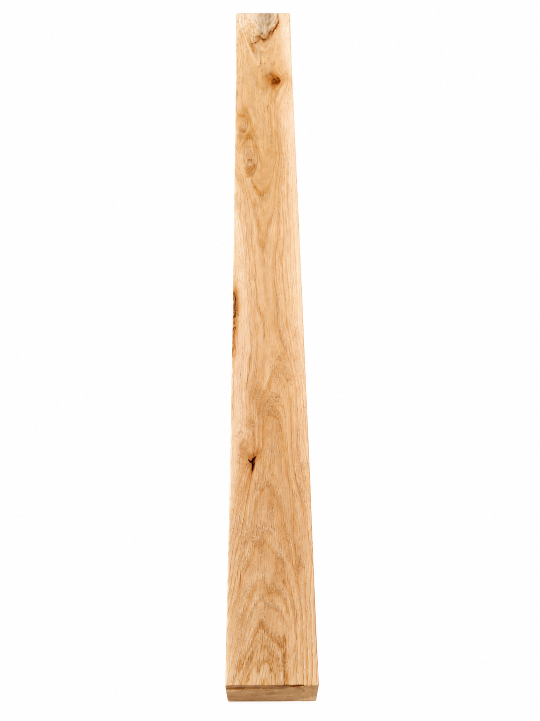 Premium Air-Dried White Oak Board – Natural Live-Edge Character – 32" × 2 1/2" × 2 1/4"