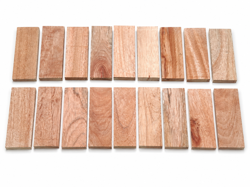 Premium Pink Exotic Hardwood Planchettes – Unique Lot of 17 – 2 1/2" × 6 1/2" (Copie)