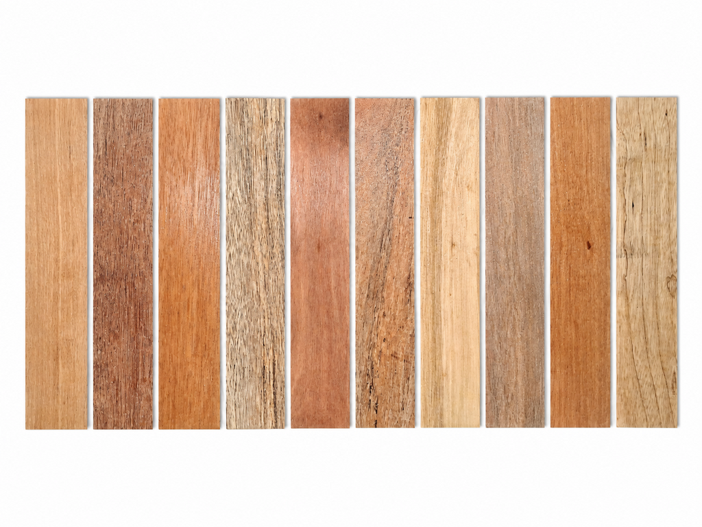 Premium Exotic Hardwood Board Pack – 10 Premium Boards – Minimum 12" × 2 1/4" × 5/16" (Copie) (Copie)