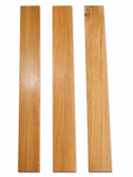 Lot #37 – Set of 3 Long Dense Hardwood Boards – Golden Linear Grain – Exact Pieces Shown