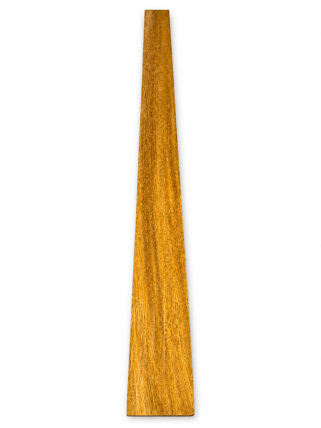Exotica Wood Signature – Golden Chatoyant Exotic Hardwood Board – 1 15/16" × 1" × 33 7/16