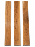 Lot #45 – 3 Long Exotic Hardwood Boards – Golden Brown Figured Grain