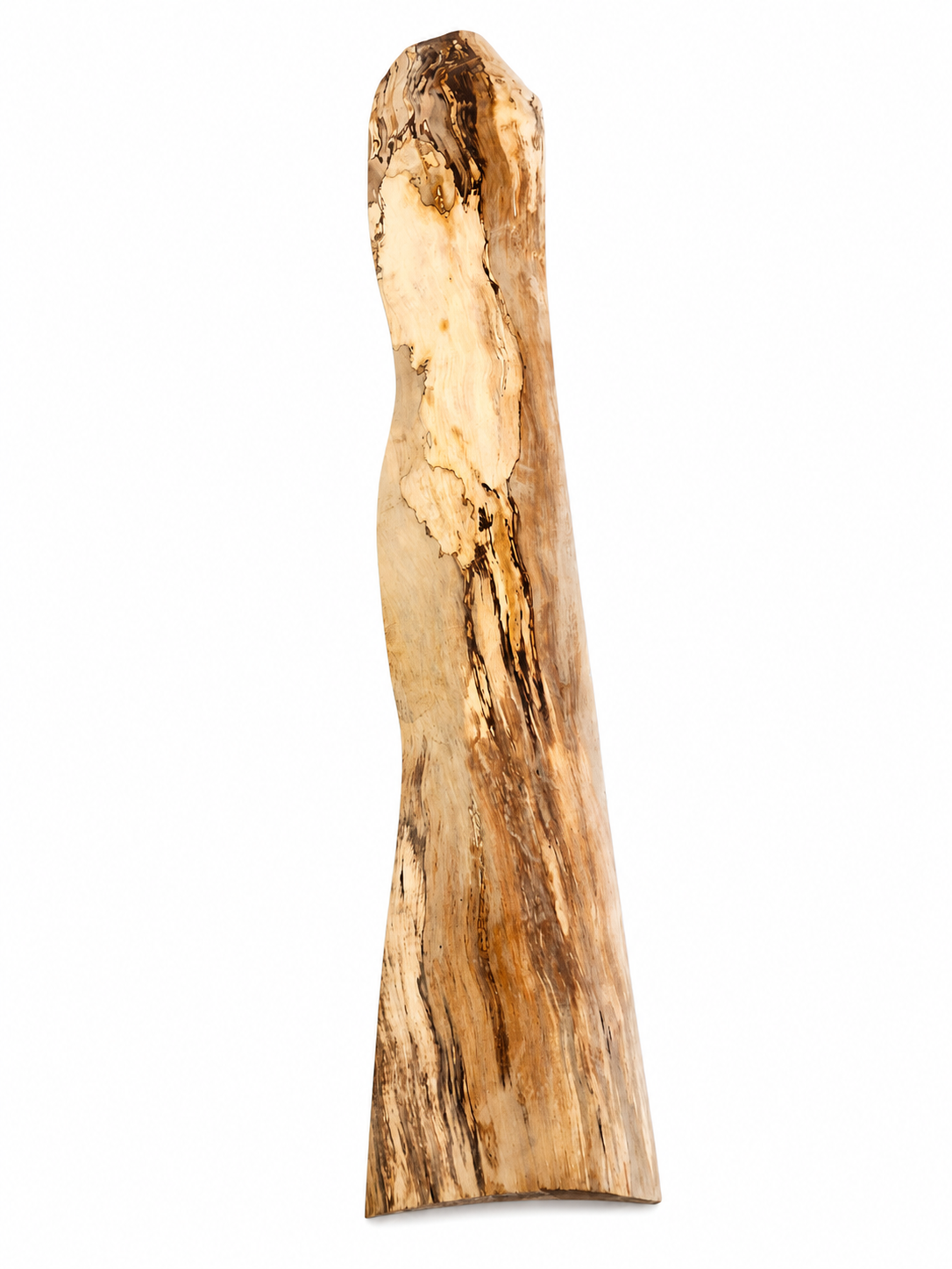 Monumental Natural Spalted Wood Slab – One-of-a-Kind Sculptural Forest Piece