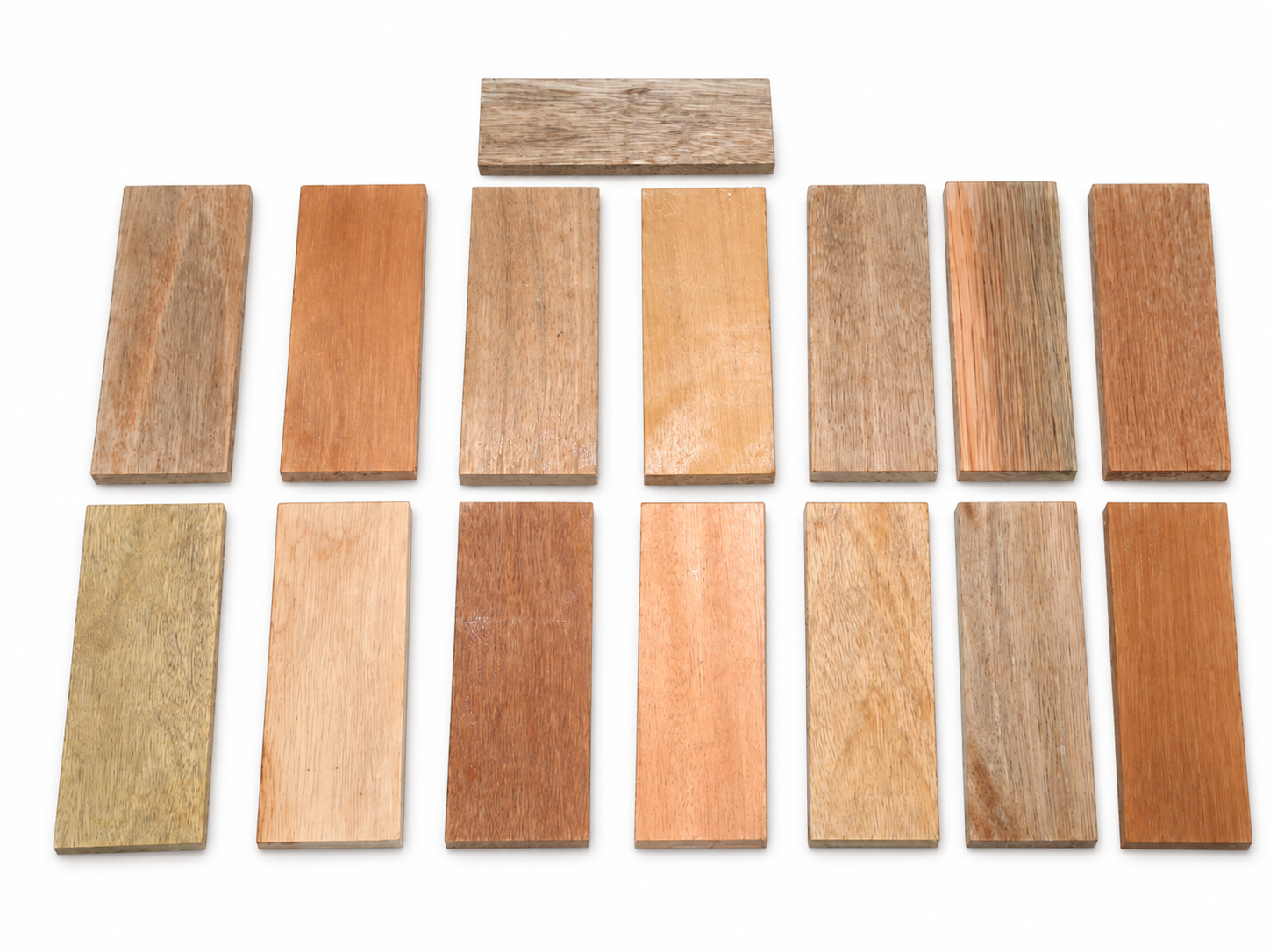 Exotic Wood Craft Boards – Unique Set of 15 – 6 1/2" × 2 1/2" (Copie) (Copie) (Copie) (Copie)