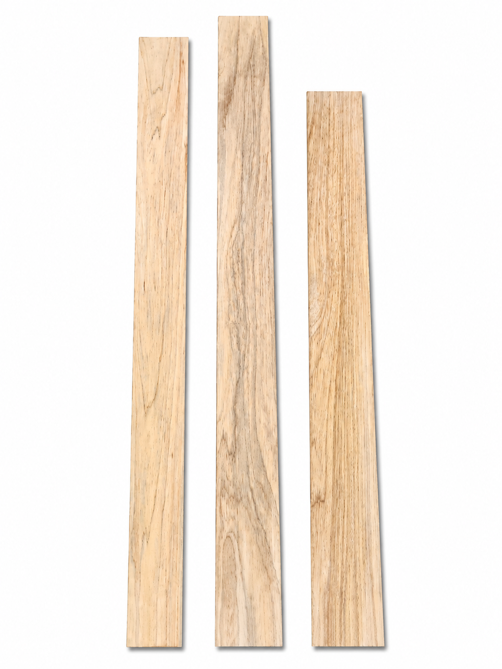 Lot #50 – 3 Long Exotic Hardwood Boards – Light Blonde / Cream