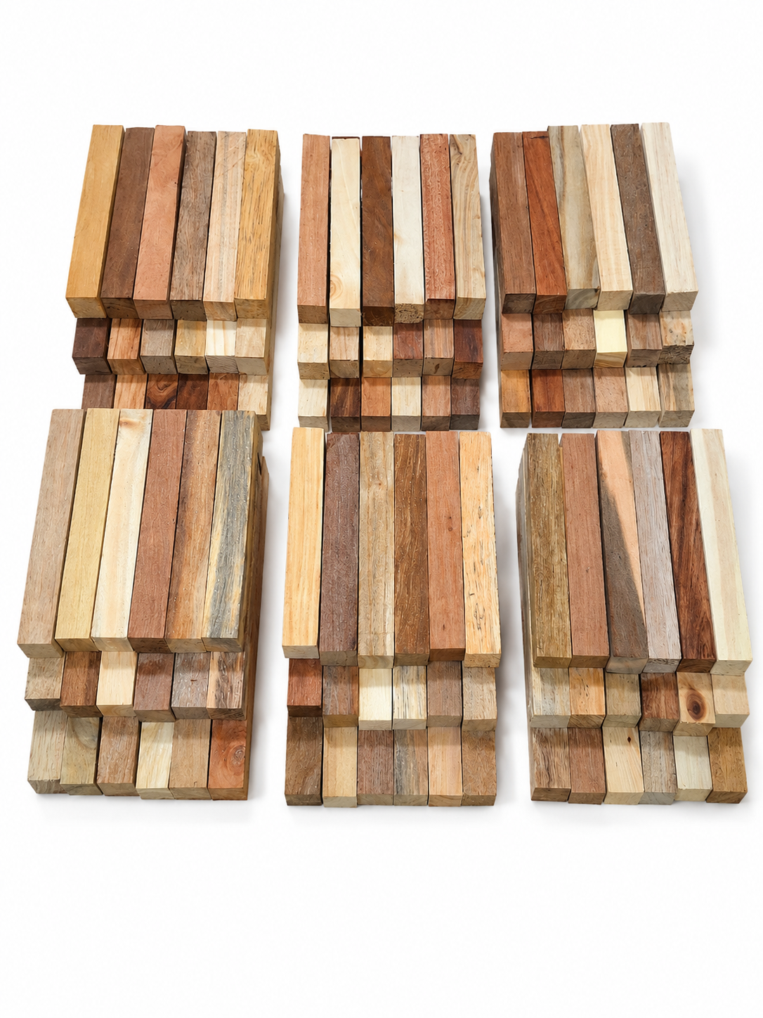Early Generation Exotic Wood Blanks – Clearance Pack of 18