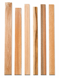 Lot #40 – Set of 6 Long Exotic Hardwood Boards – Premium Mixed Character – Exact Pieces Shown