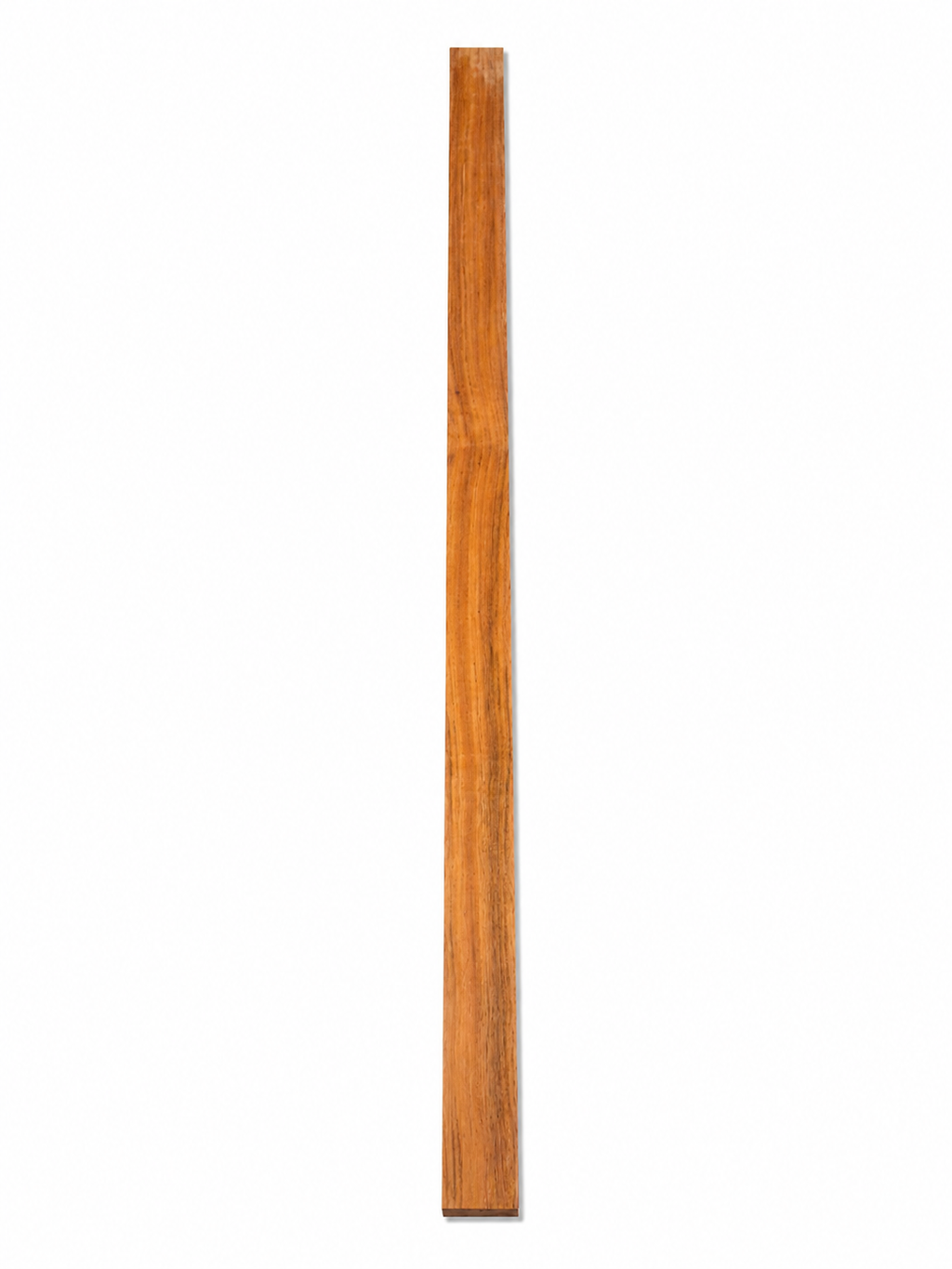 Premium Orange Balau Hardwood Blank – Exceptional Grain &amp; Impressive Size – 34 7/8"