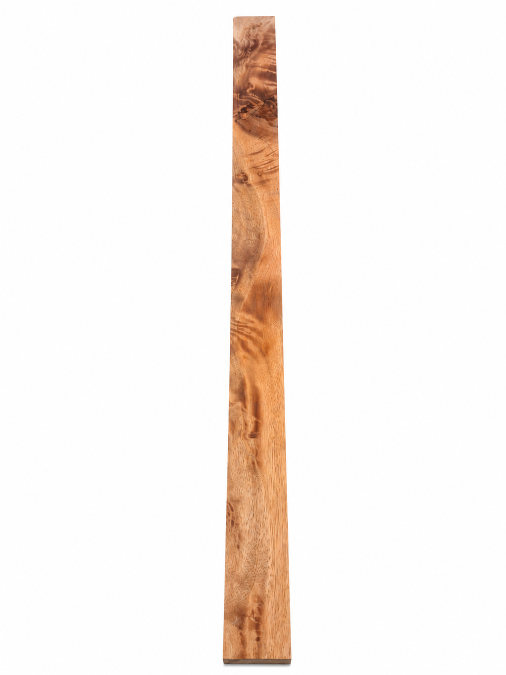 Museum-Grade Exotic Hardwood Blank – Exceptional Chatoyance &amp; Masterpiece Figure – 33 3/4"