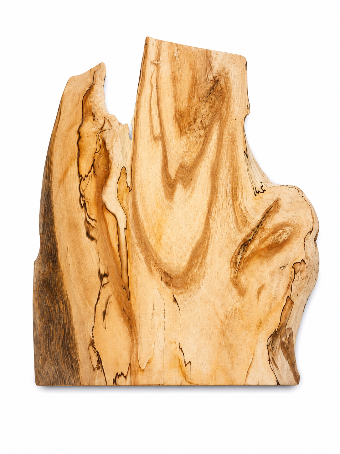 Spalted Birch Natural Forest Slab – One-of-a-Kind Creative Wood Piece