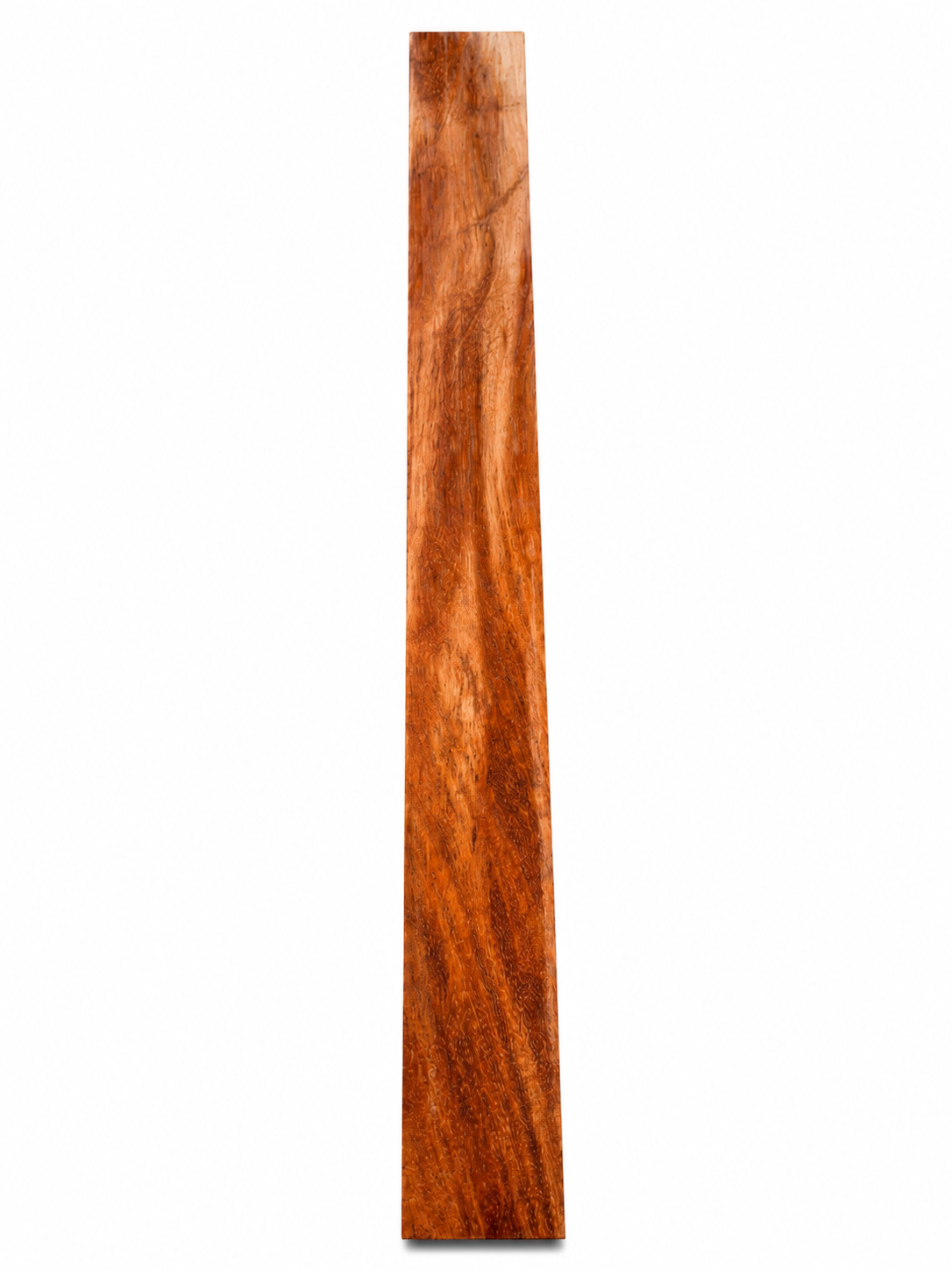 Premium Kempas Hardwood Blank – Vibrant Orange Figure – 25.75"