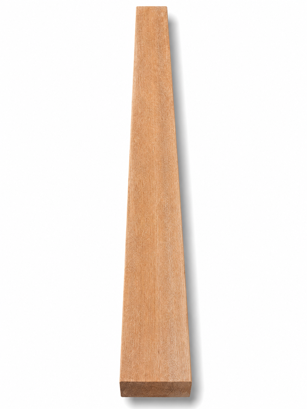 Premium Exotic Hardwood Board – Fine Grain &amp; Naturally Oily Texture – 38 1/2" × 3" × 2 1/2"