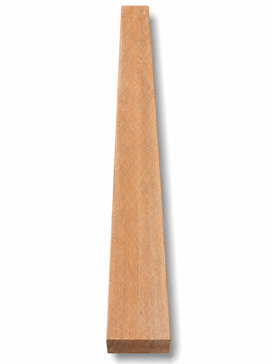 Premium Exotic Hardwood Board – Fine Grain &amp; Naturally Oily Texture – 38 1/2" × 3" × 2 1/2"