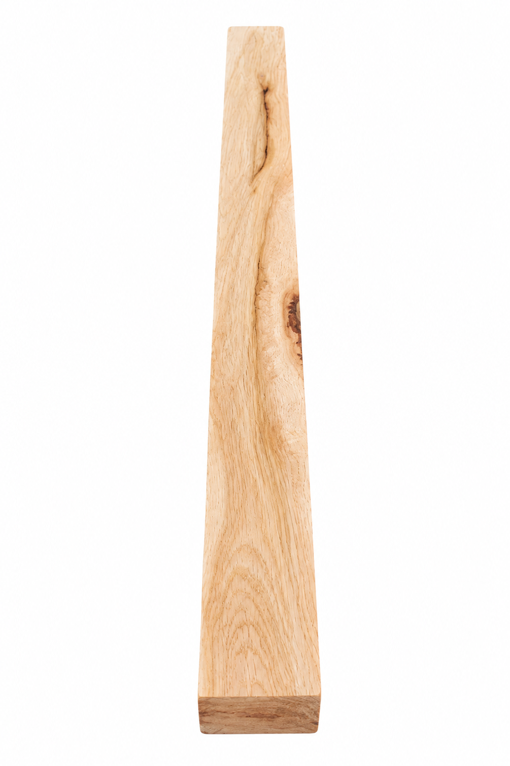 Premium Air-Dried White Oak Board – Natural Live-Edge Character – 32" × 2 1/2" × 2 1/4"