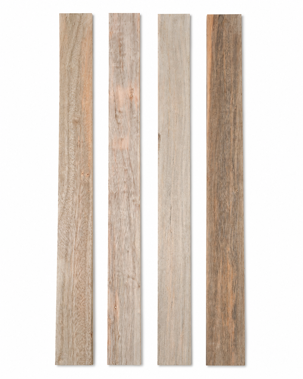 Blue Exotic Long Plank Set #1 – 4-Piece Lot