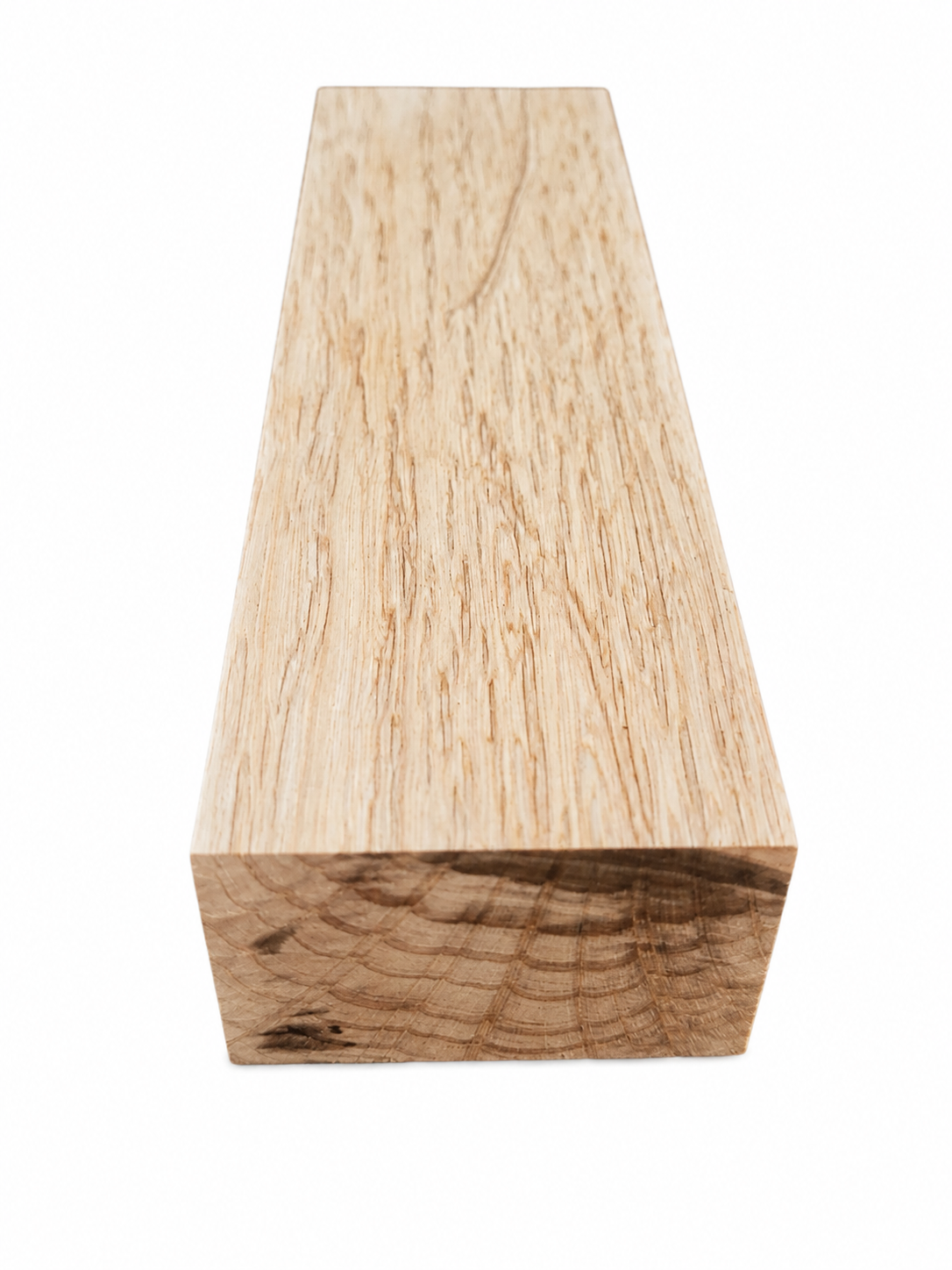 Hevea Solid Wood Blank – Approx. 300 g – 1" × 1 1/2" × 7"